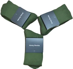 Лидер продаж, 80% хлопок, 20% спандекс, Махровые Мягкие оливковые носки