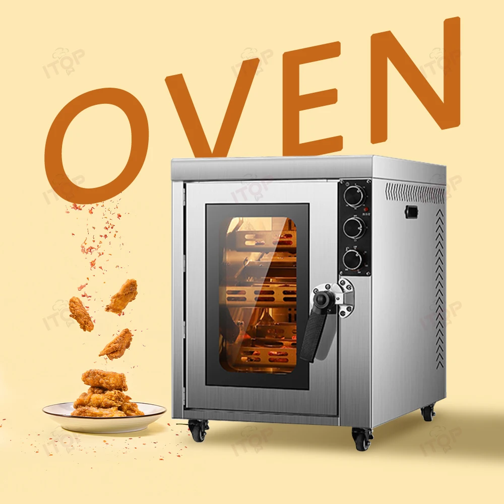 Commercial Hot Sale Small Stainless Steel Electric Chicken Roast Roasting Rotisserie Oven Griller Grill Machine Electric