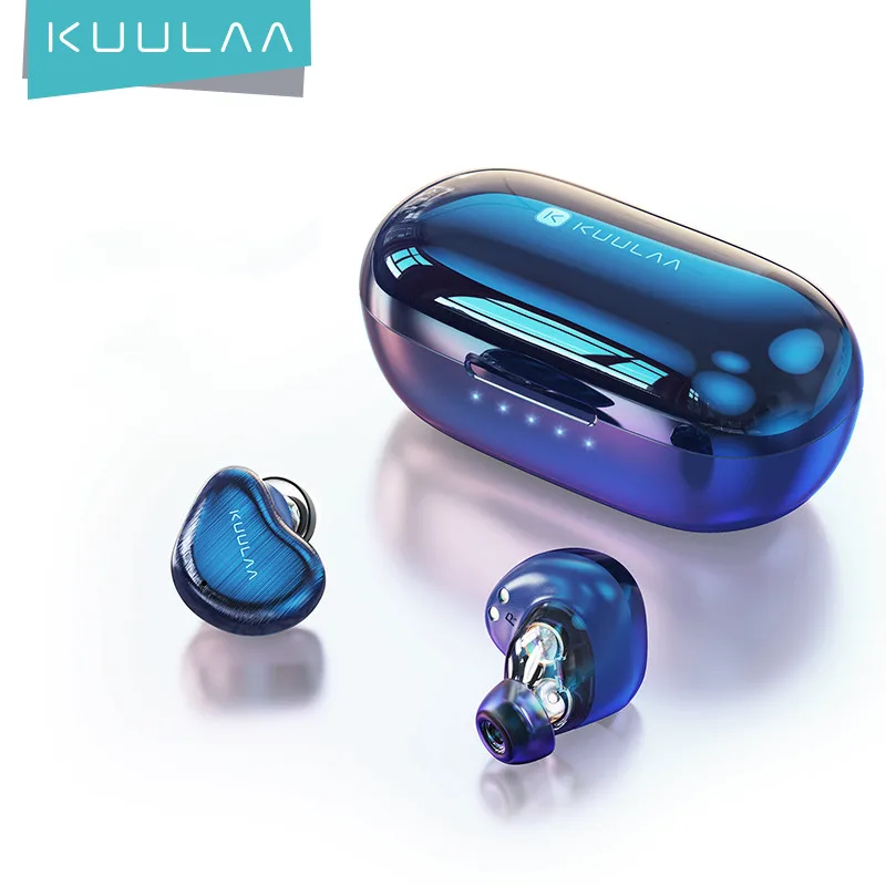KUULAA Роскошные Шэньчжэнь двойные динамические драйверы Tws Bluetooth Наушники Аксессуары для мобильных телефонов наушники
