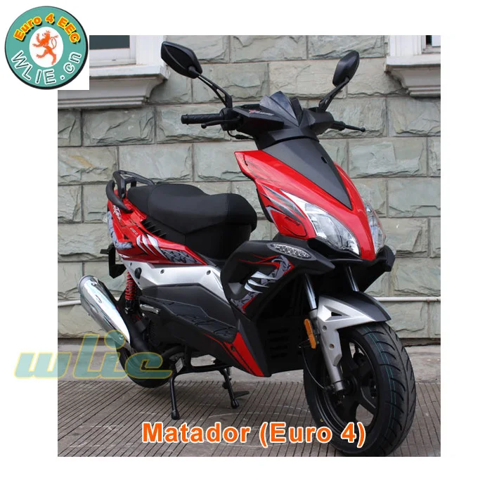 Factory Supply 50 cc moped gas scooter 49cc vintage Euro 4 EEC EFI system Matador 50cc, 125cc