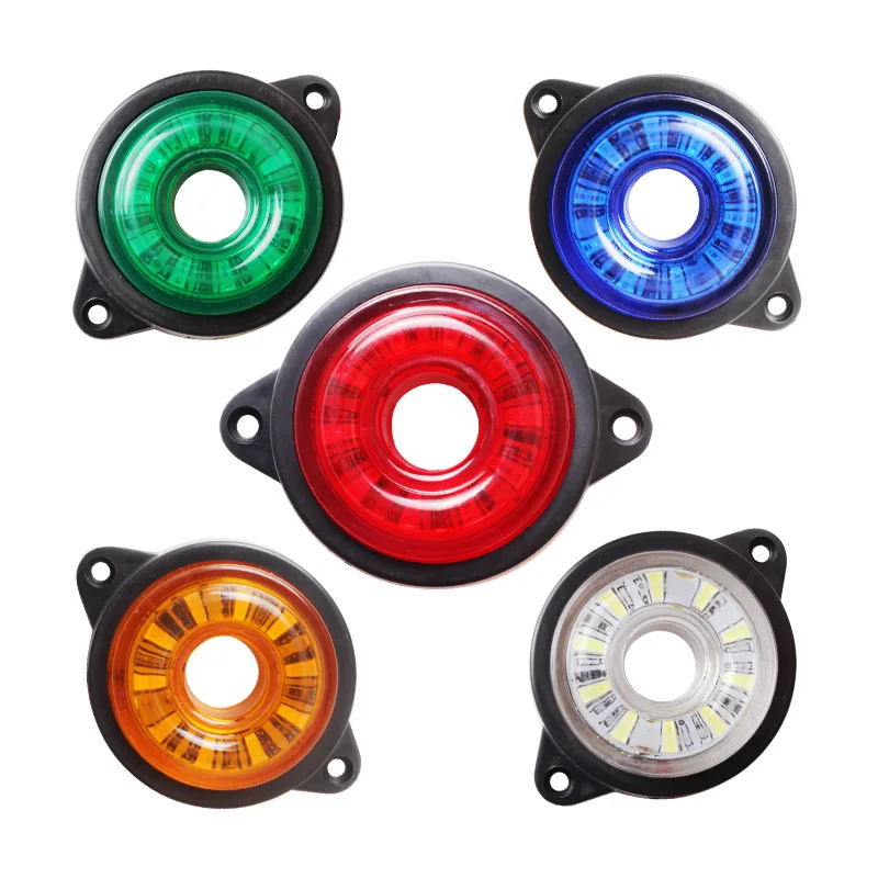 Hot selling  led round light bar tractor truck  led car lamp waterproof led side light bar