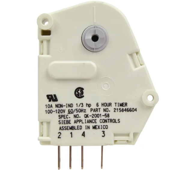 215846604 Refrigerator Defrost Timer Replacement Part by Romalon Fit for Frigi-daire & Ken-More Replace AP2592907 08003824