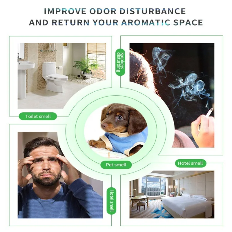 Cute Butterfly Household Hotel Enhanced Fragrance Aroma Diffuser USB Deodorant Aromatherapy Air Freshener Perfume Nebulizing