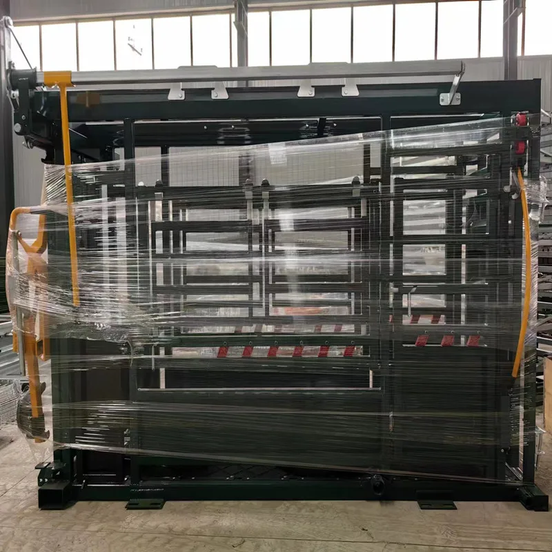 cattle clamp/Cattle handling equipment used heavy duty cattle crush squeeze chute with weighing scale