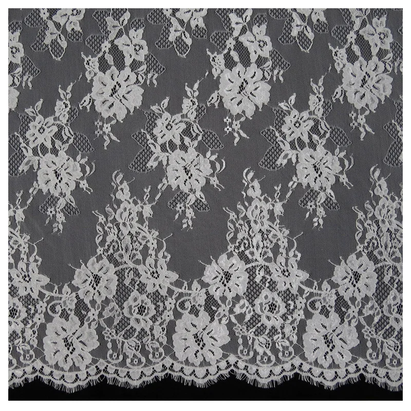 Good quality 2019 New design popular Chantilly french lace fabric