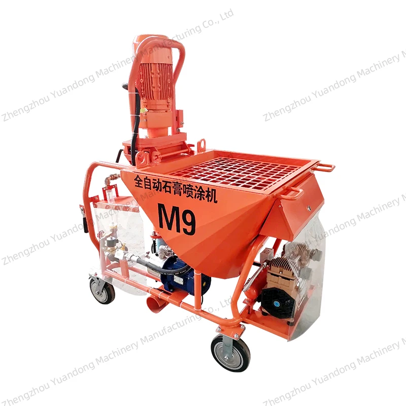 Wall Rendering Building Plaster Spray Coater Gypsum Spraying Machine For Construction