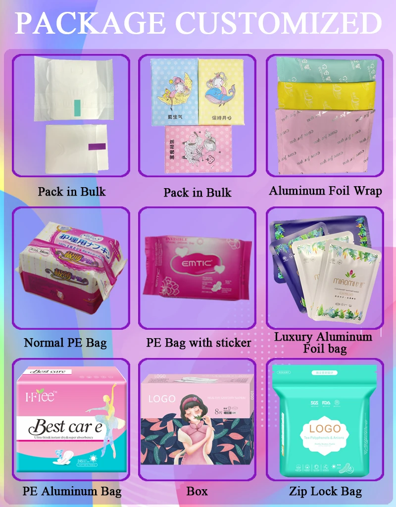 Organic menstrual pads menstrual pads sanitary napkins good quality sanitary pads