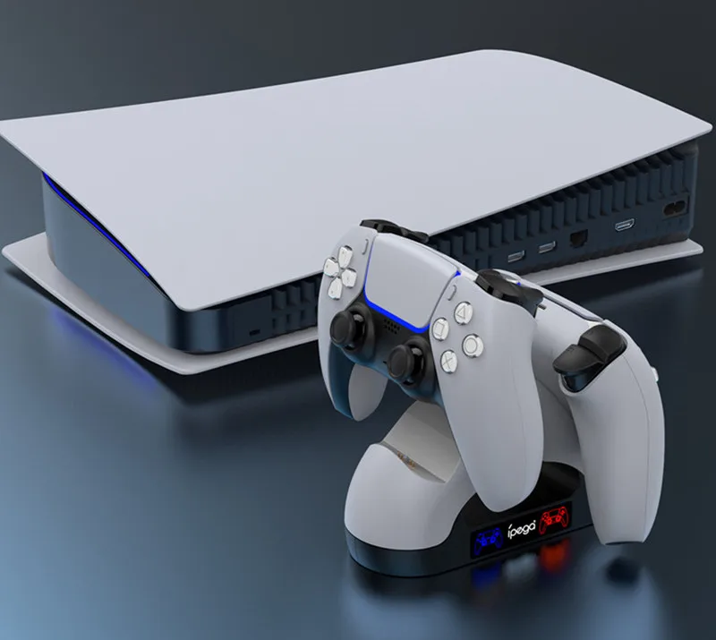 PS5 console wireless charger PS5 with contacts two-seater rechargeable portable handle fast PS5 game peripheral accessories