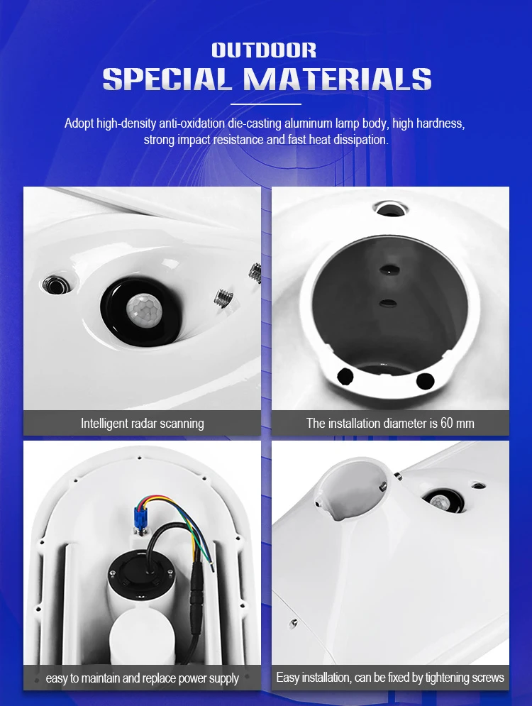 40w all in one solar street light pathway parking lot lamp 12v solar 30w 60w all in one solar panel street lights