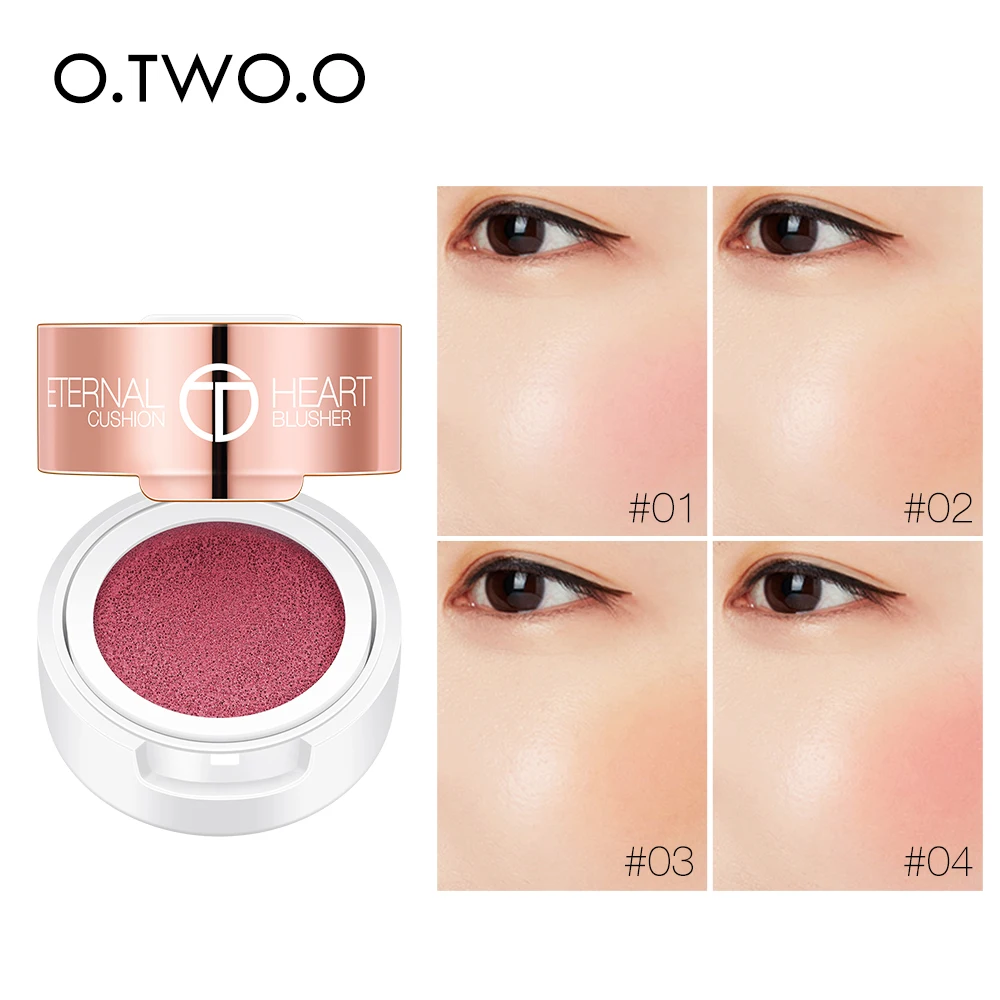 Shopee Lazada Amazon Supplier Long Lasting Eternal Heart Air Cushion Blusher Cosmetics Beauty Makeup
