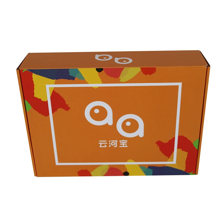 Small Design Packing Box Hard Packing Boxes Orange Mailer Box Making