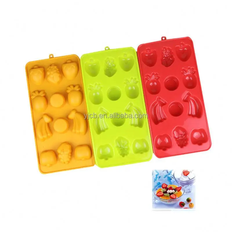 Fondant Silicone Mould Cake Chocolate Soap Fruits Mold