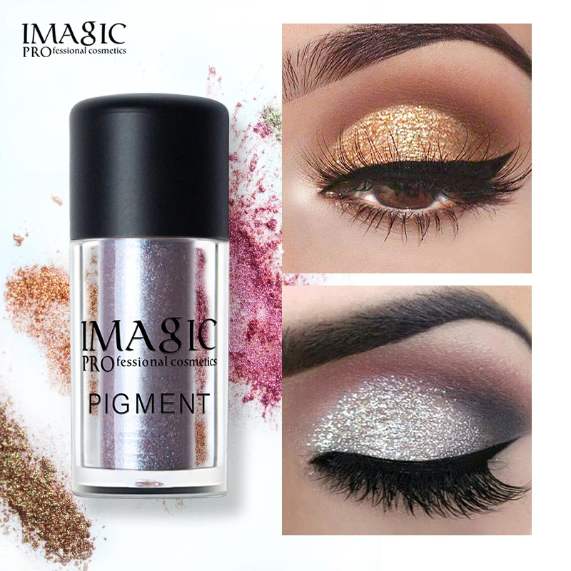 IMAGIC 9 Colors Eyeshadow Powder Long Lasting Bright Waterproof Glitter Eye Shadow Pigment Eyeshadows Makeup
