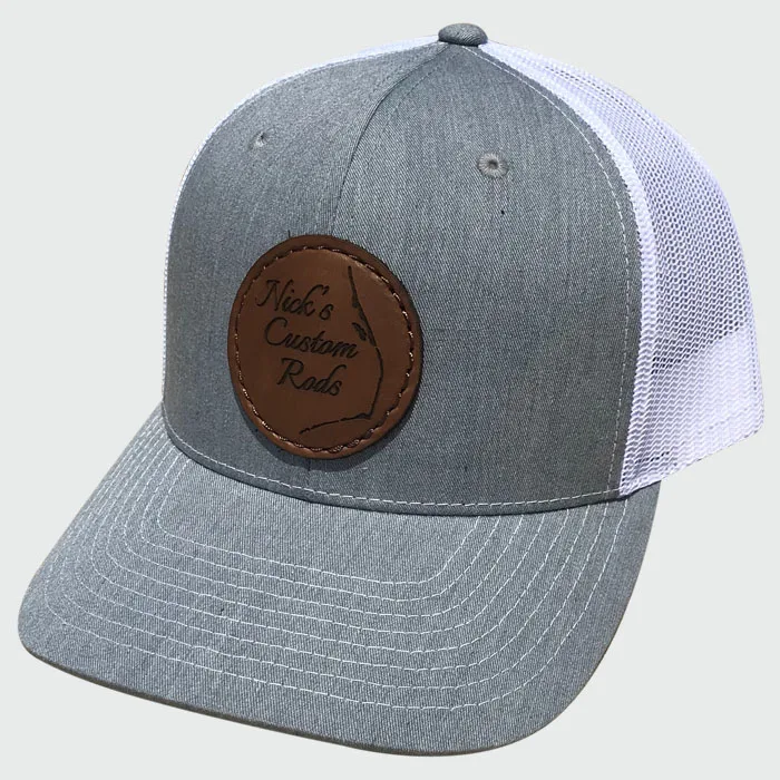 custom curved brim mesh baseball cap 6 panel embroidered trucker hats caps ponytail criss-cross baseball trucker hat