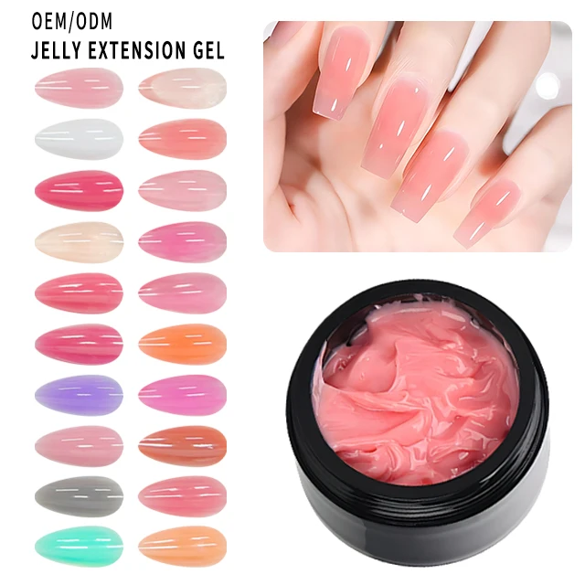 Free Samples CY-306 Gel Polish Led Uv Gel 10ml Permanent High Gloss Shine Jelly Extension Gel