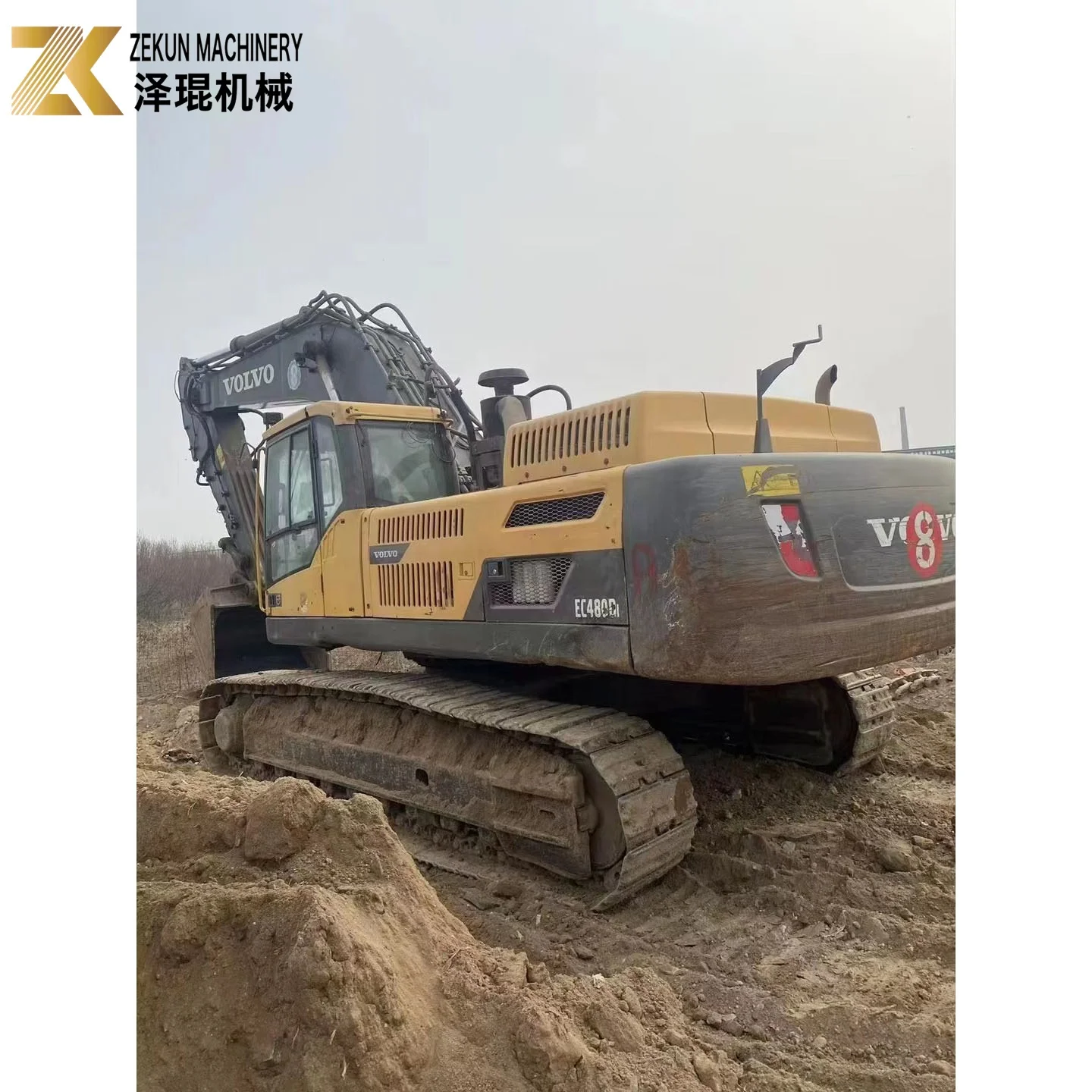 48 Ton Big Bucket volvo ec480 Used Volvo 480 Excavator For Sale EC480DL