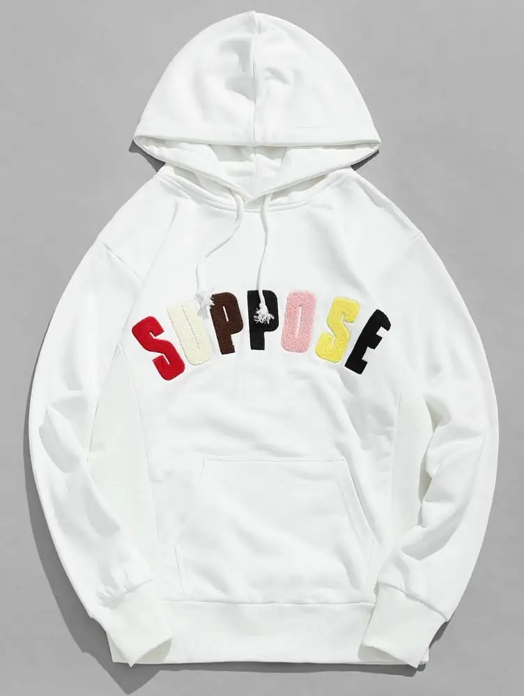 Plus Size Chenille 400 Gsm Blank Comfy Raw Hem Warm Good Quality Winter Street Wear Bulk 100% Cotton Heavyweight Soft  Hoodie