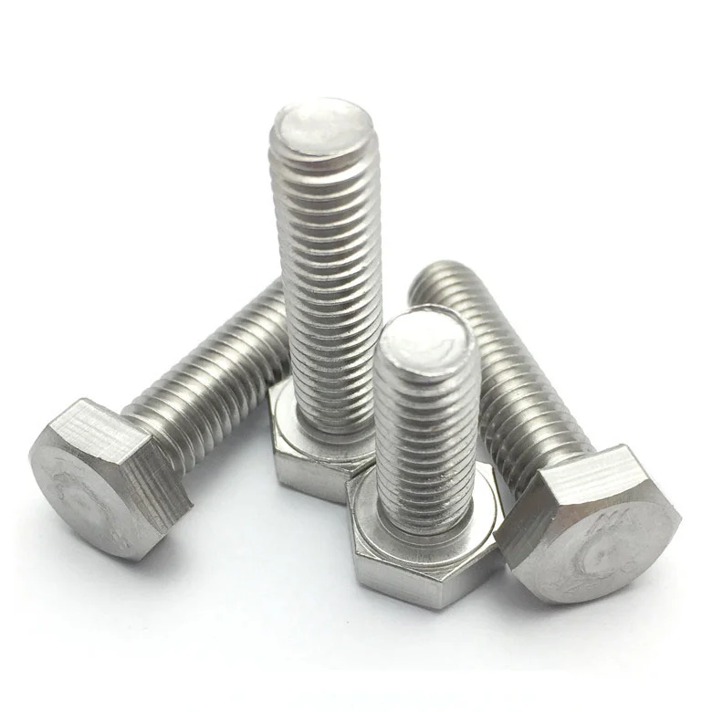 Bolt Fasteners SS304 ASME B18.2.1 DIN 933 931 Hex Head Bolt A453 Grade 660d 3.1 A193 B8 B8m Class