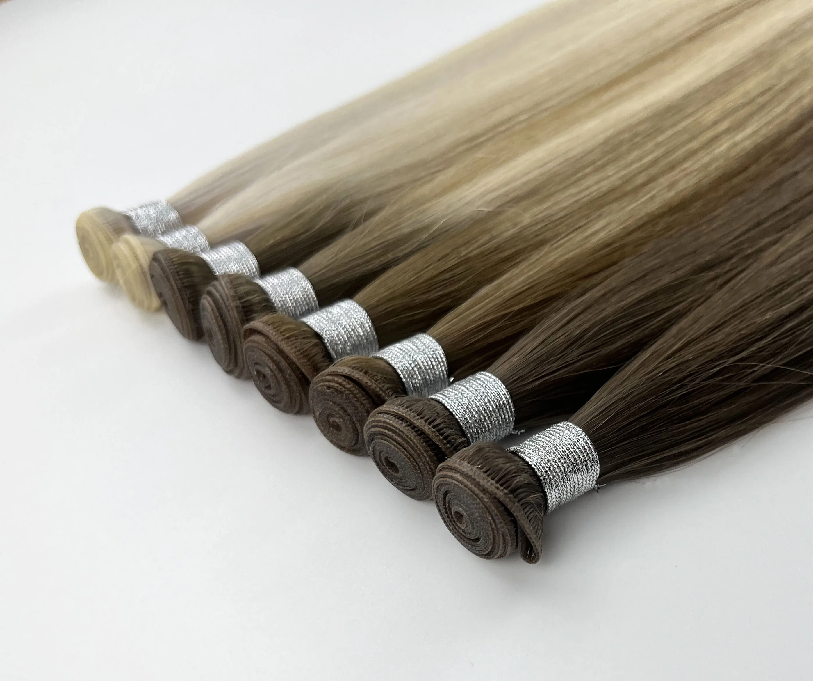 GeniusWeft Extensions  Genius Light Color Curl Russian Grade Highest Quality Human  Little 100% Invisible Double Draw