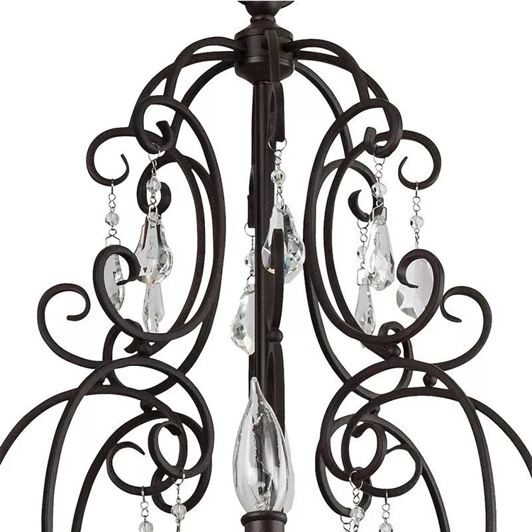 Elegant Home Decor Pendant Lighting Crystal Chandelier Luxury Modern Candle Style Chandelier Light For Living Room