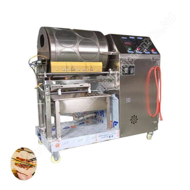 Stainless Steel Spring Roll Skin Machine 35cm 2 Heads Commercial Corn Tortilla Making