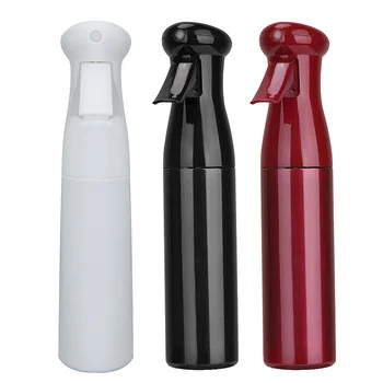 300ml 10oz Custom Logo Plastic Trigger Hair Beauty Salon Accessories Barbershop Continuous Fine Mist Spray Bottle