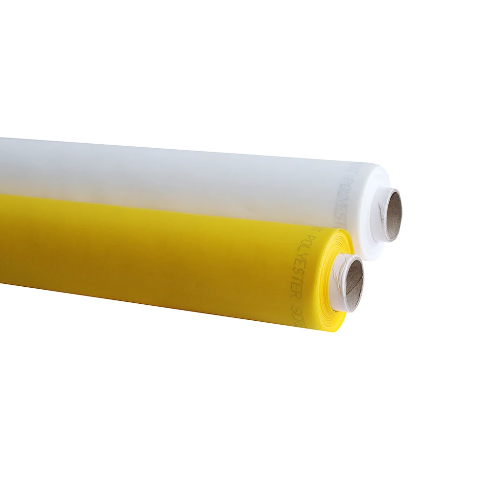 90T 230Mesh Fabric Monofilament Polyester Screen Printing Mesh White