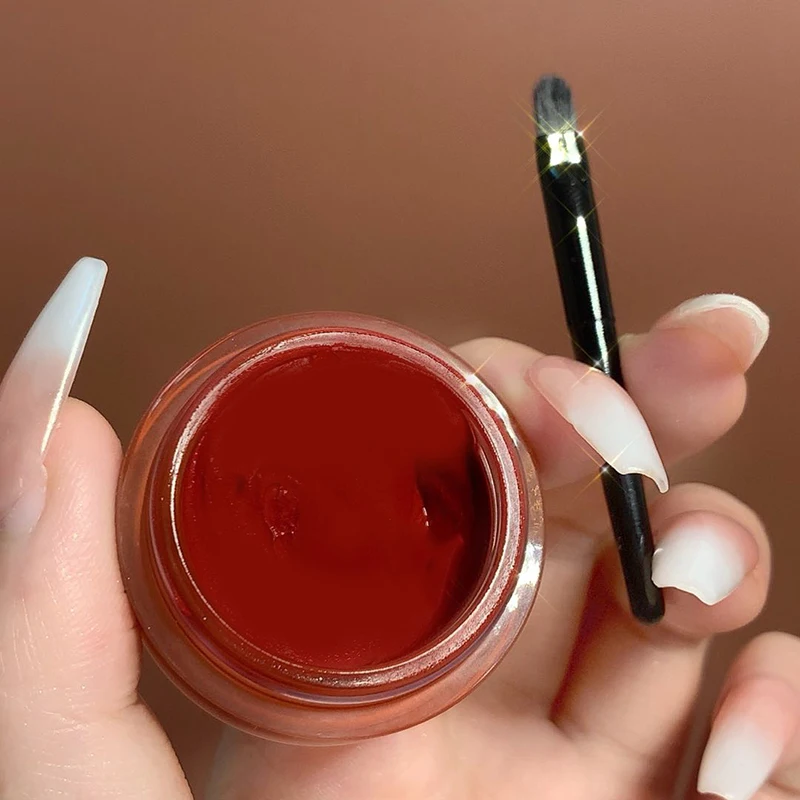 Фирменная торговая марка, новинка, помада и румяна, макияж, гель для губ в Корейском стиле, гель для губ с матовой кистью, оттенок для губ и щек, Rebran