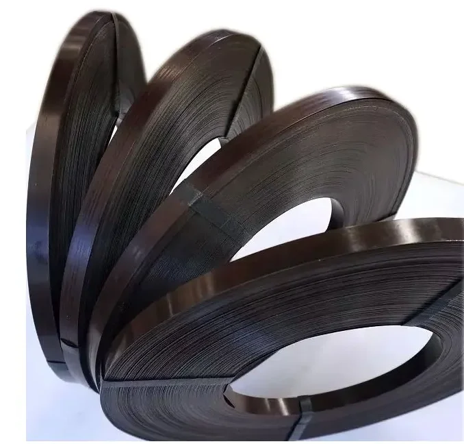 1-1/2' black blue color  high polished carbon steel banding strap for green house  5/8 0.02in thick prices