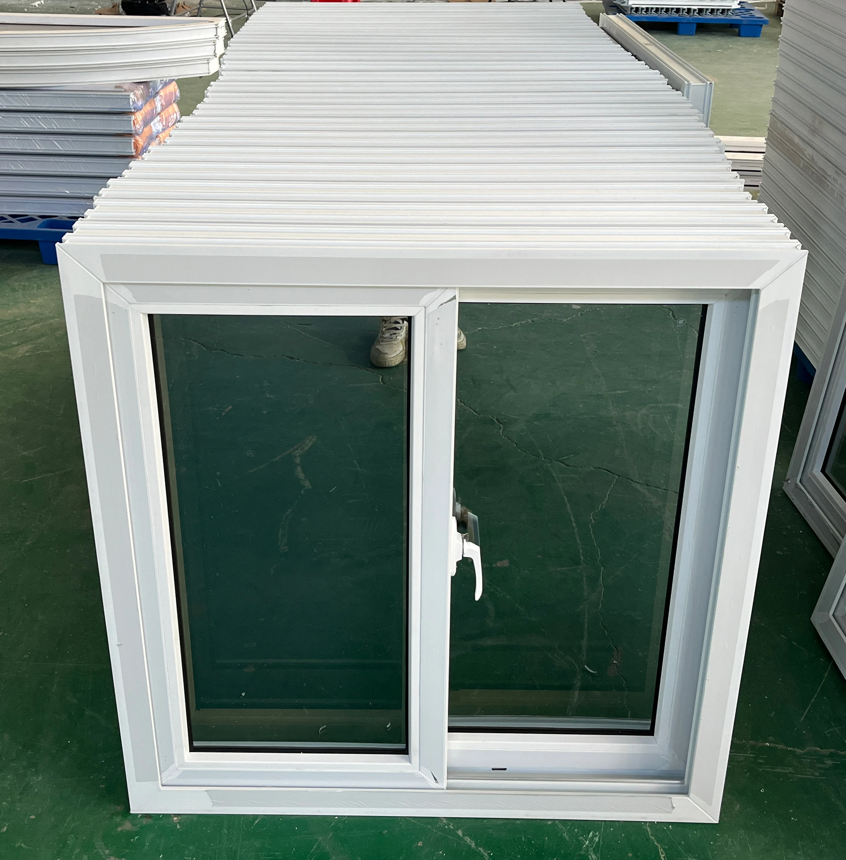 New latest Customized Cheap Apartment UPVC PVC Heat insulation Soundproof Vinyl Sliding Windows