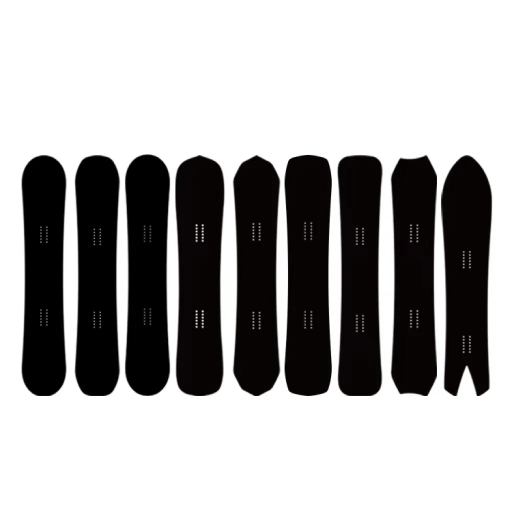 Profession Custom Man Swallowtail Snowboard Carbon Fiber OEM&ODM