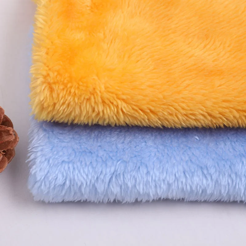 Versatile thick flannelette arctic velvet comfortable wear - resistant fabric used in home textile lining pajamas