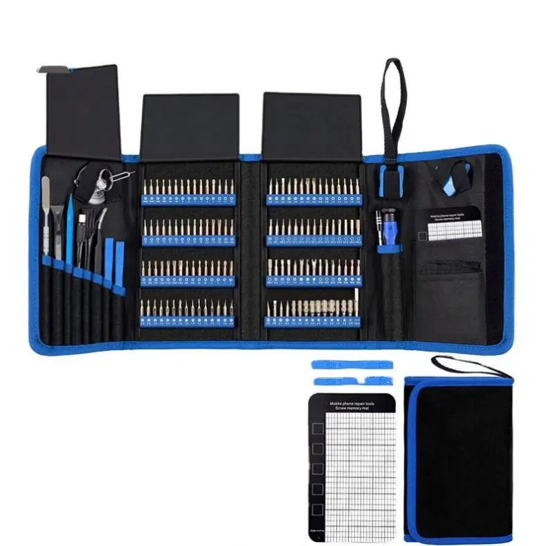 Kingsdun 142 Piece Hoto Mini With 120 Bits Magnetic Repair Tool Kit Zhejiang Screwdriver For Iphone, Macbook