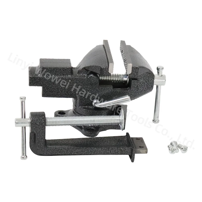 Clamp Post Universal  Bench Clamps 360 degree Swivel Base Bench Vise with Home Vise for Holding