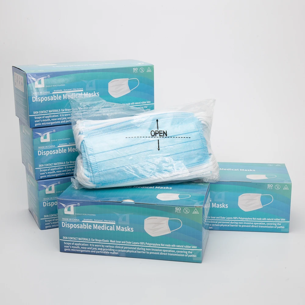 
Cute Ffp2 Custom Packaging Surgical Face Mask Medic Medical Mask 3 Layer Package Dekra India Ce Polyester / Cotton Adult Class I 