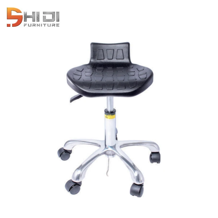 Industrial safety working flexible antistatic PU ESD lab chair stool high quality laboratory furniture