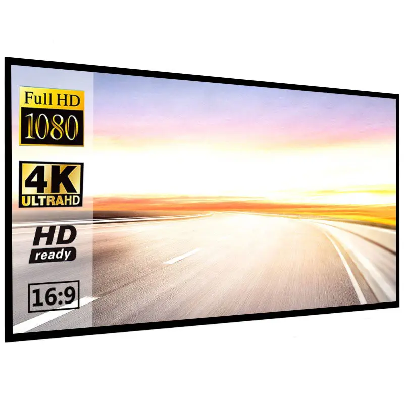 The Best and Cheapest 150 Inch Rear Projection Screen for TV Projector 4k Consumer Electronics Presentation Equipment