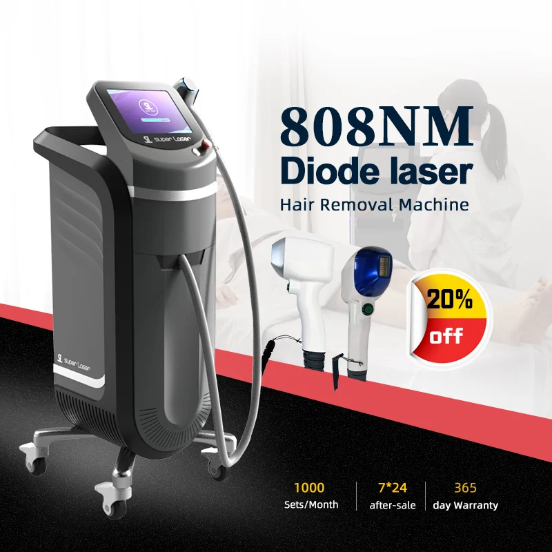 Safety Certification Diode Machine 808Nm Home Laser Epilator Hair Removal aesthetic medicine lasers factory