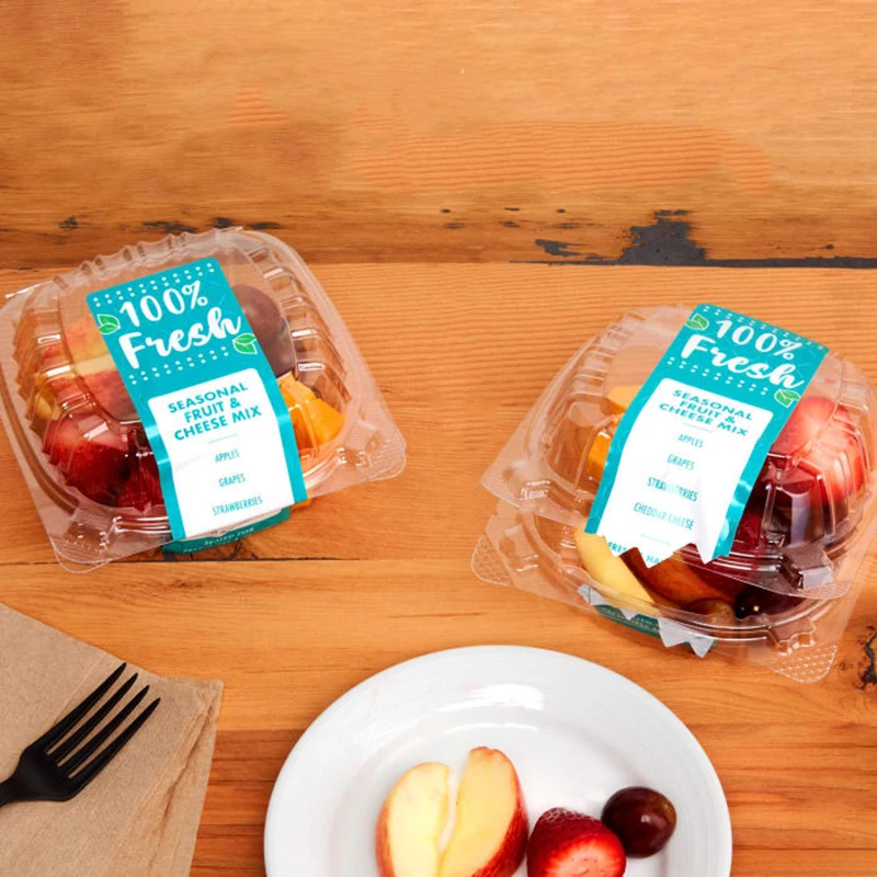 Наклейки для упаковки продуктов быстрого питания