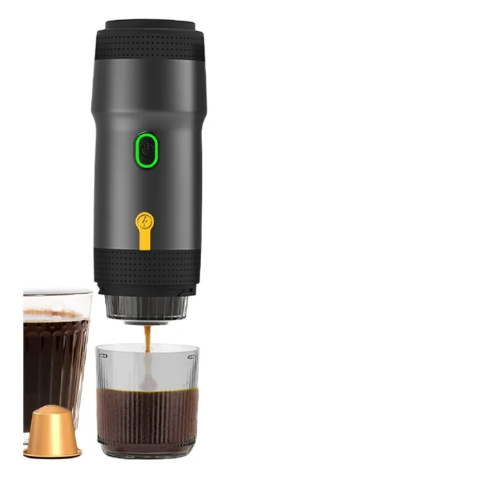 12V Multifunctional Portable Coffee Machine Mini Cafee Espresso Maker Typed-C Rechargeable OEM ABS Outdoor Office Coffee Machine