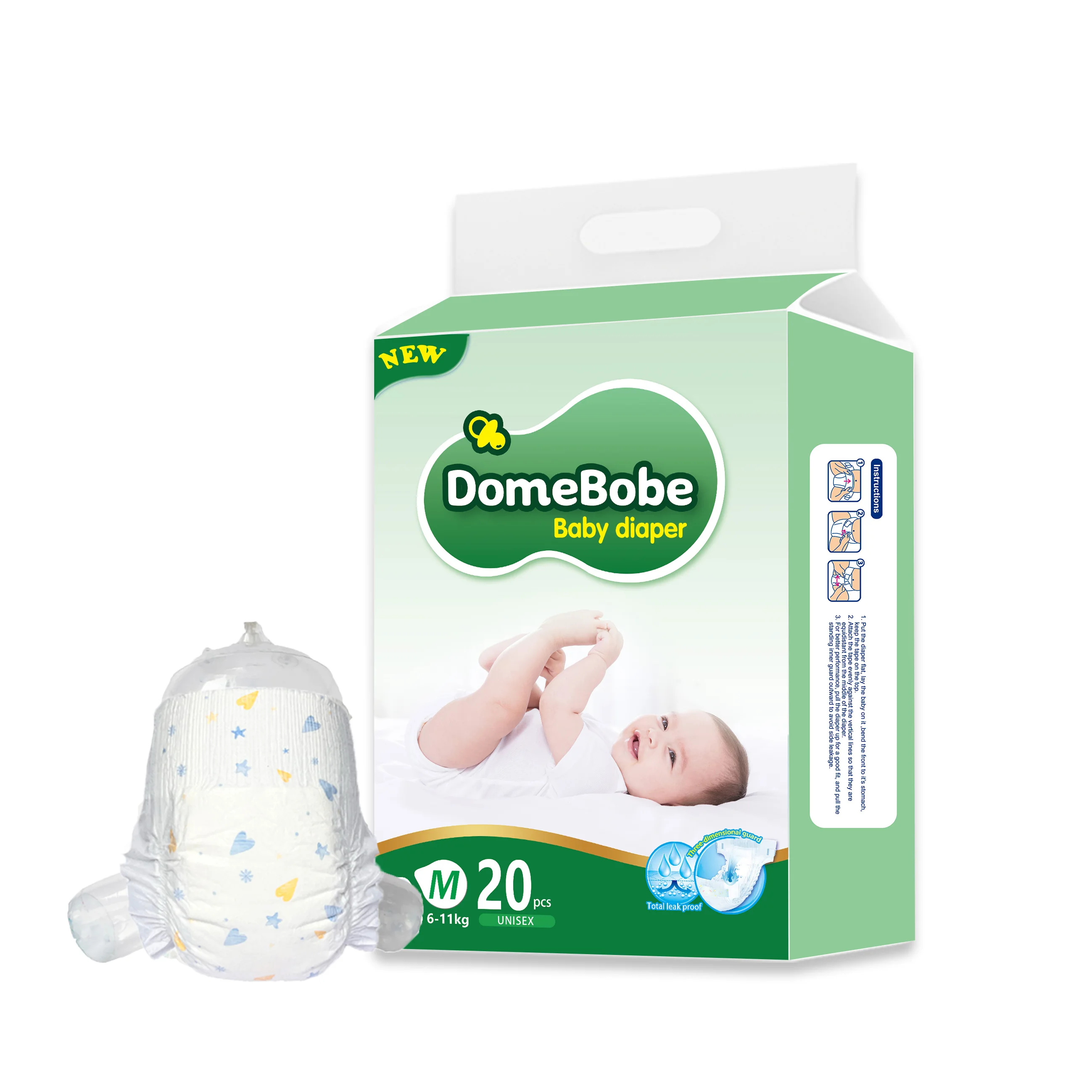 Китайский завод супер мягкие лучшие цены подгузники оптом детские