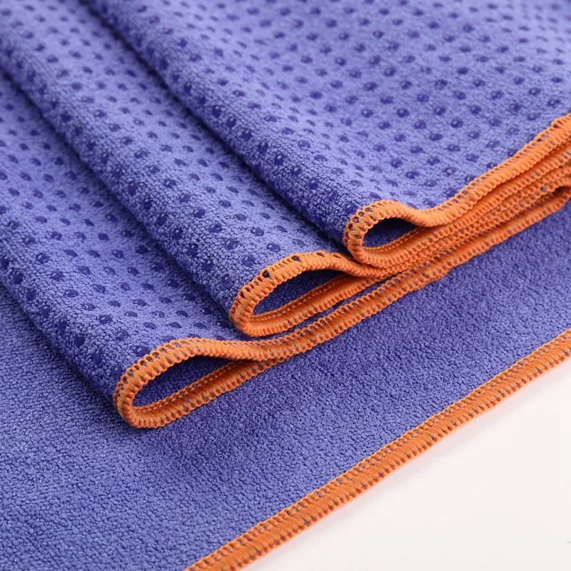 High Quality Non Slip Quick Dry Super Absorbent Gym Yoga Towel Microfiber Suede Sports Towel Custom Logo With Elastic Band