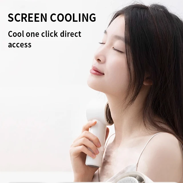 Wholesale Price High Speed Screen Digital Display Portable Fan Powerful 4000mAh Battery USB Handheld Mini Fan
