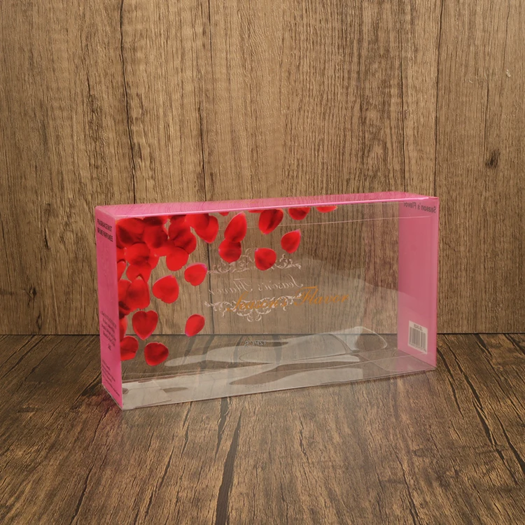 Clear Acetate Box PVC PET Transparent Packing Packaging Plastic Box For Gifts