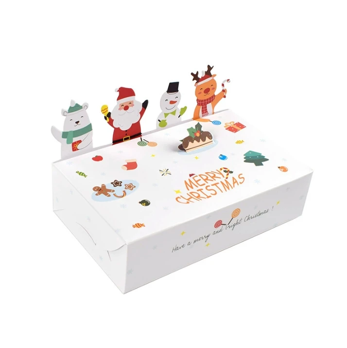 Factory Wholesale Luxury Custom Chocolate Candy Gift Christmas Folding Packaging Box For Christmas Party