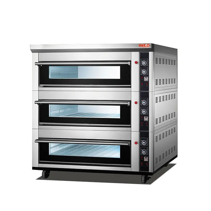 4 Decks 12 Trays Industrial Luxury Bakery Equipment Electric Commercial Bread Ovens