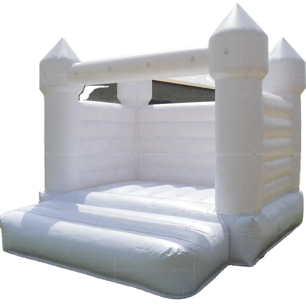 White mini inflatable bouncy castle combo bounce house inflatable jumper bouncy castle for sale