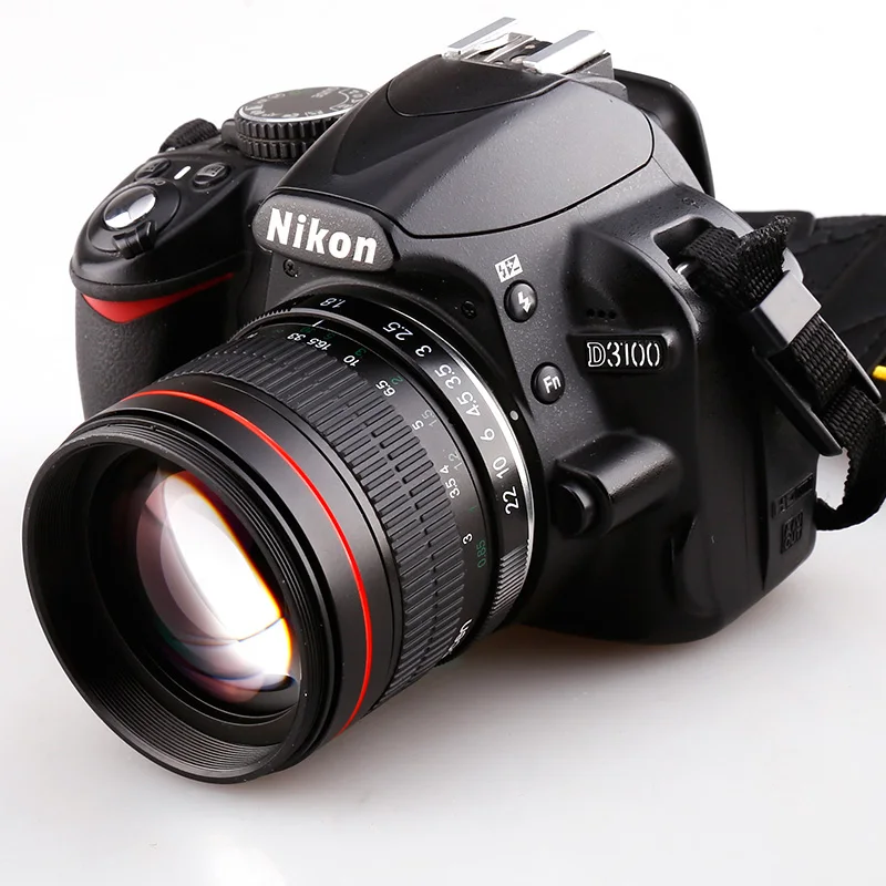 Lightdow 85 мм F1.8 ручной фокус камера объектив для Nikon D850 D800 D750 D610 D300 D3100 D3200 D3400 D5100