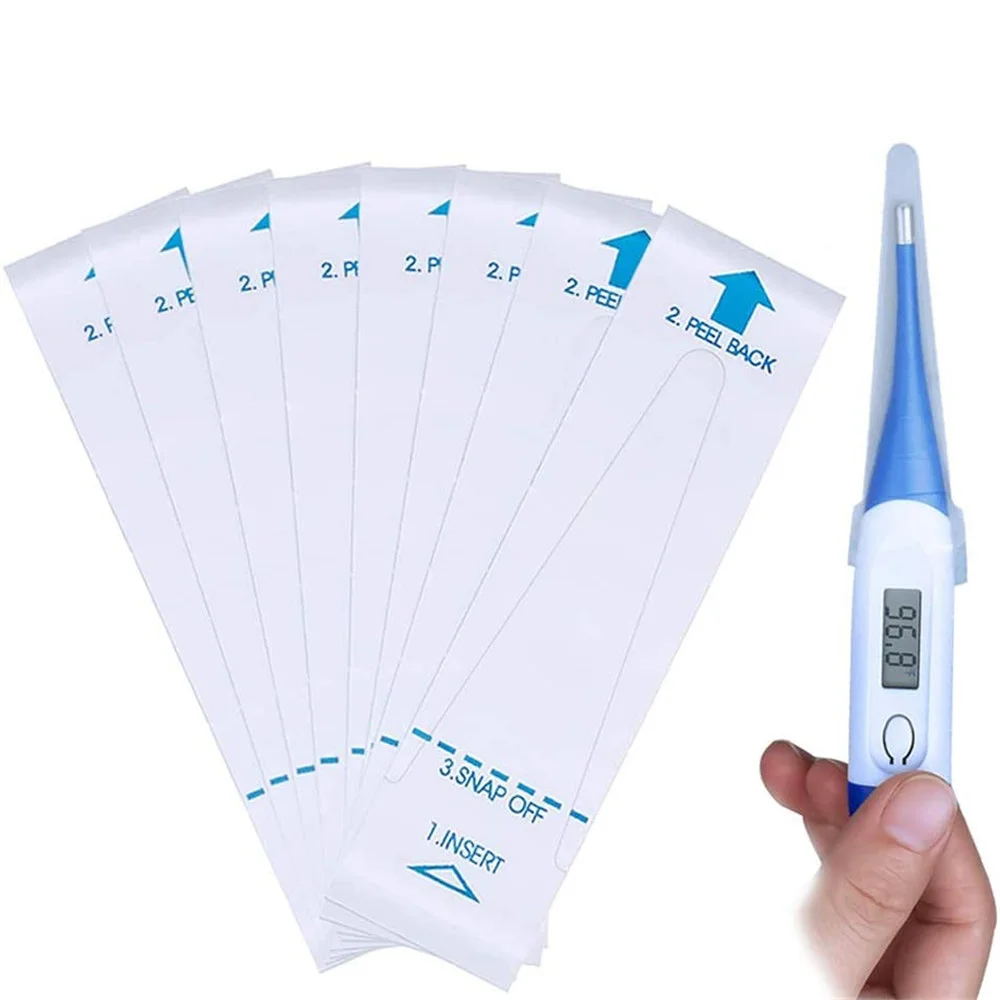 protect cover thermometer PE disposable thermometer probe cover OEM Service Offered Disposable Digital Thermometer Probe Cover