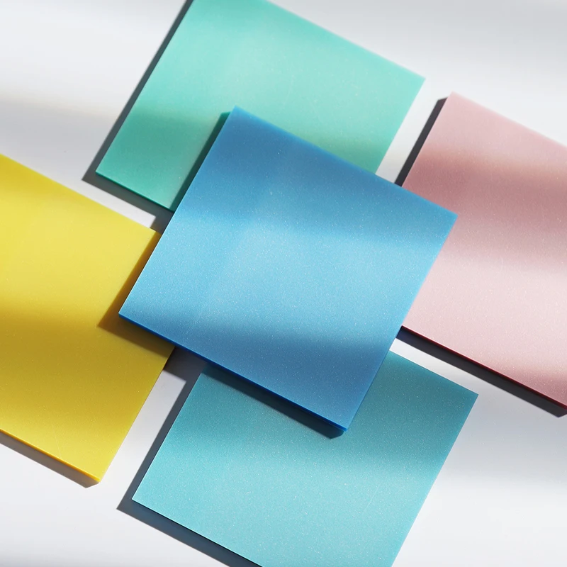 Wholesale Transparent Sticky Notes Iridescent Sticky Notes Hot Selling Customized Cute Memo Pads It Sticky Post Notes